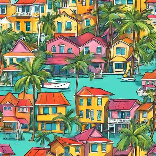 coconut grove in miami, bahamas style houses